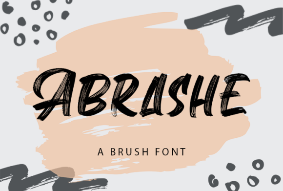 Abrashe Brush: A Handwritten Font for Digital Craftsmanship
