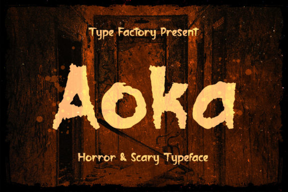 Aoka: A Rough, Powerful Font for Makers and Product Designers