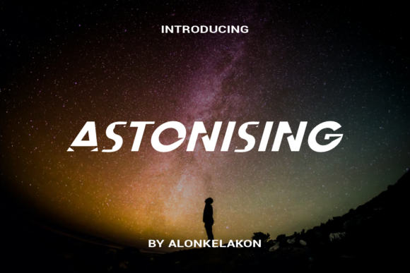 Astonising: A Display Font for Distinctive Editorial Designs