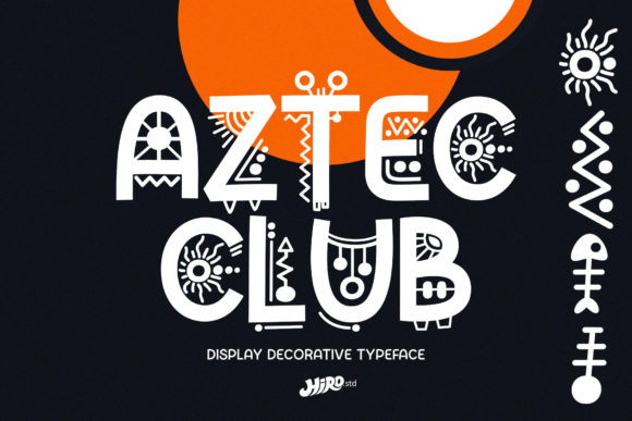 Aztec Club Typeface: A Stylish Display Font for Web Creators