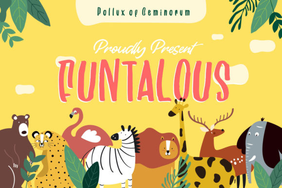 Funtalous: A Cute Display Font for Scroll-Stopping Campaigns