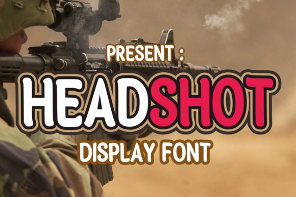 Headshot Display Font for Craft Projects That Sell