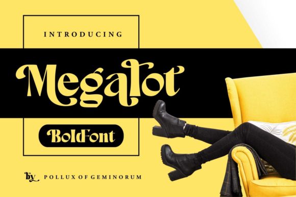 How a Bold Display Font Like Megalot Can Make a Small Brand Look Instantly Polished