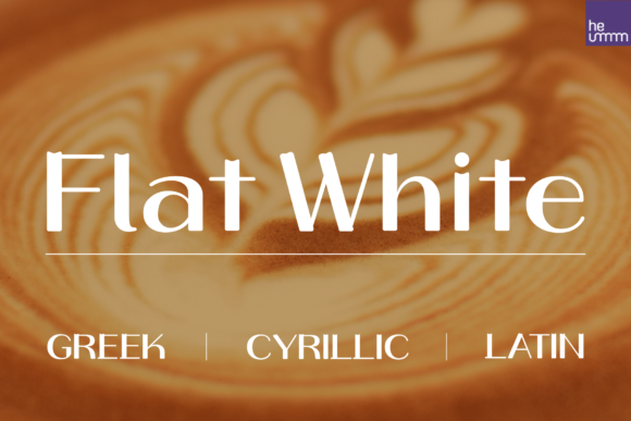 HU Flat White Font: A Retro Typeface for Consistent Branding