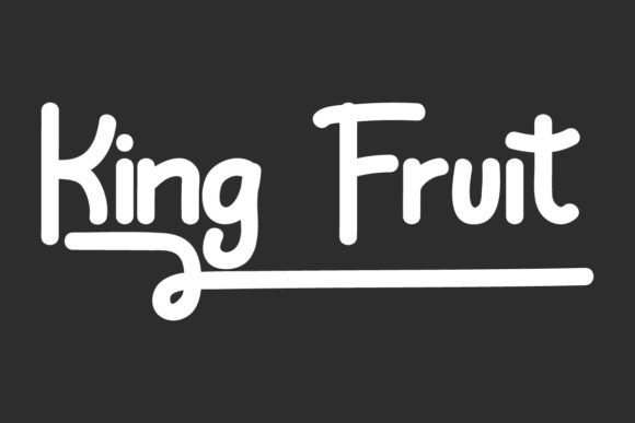 King Fruit: A Bold and Friendly Display Font for Modern Projects