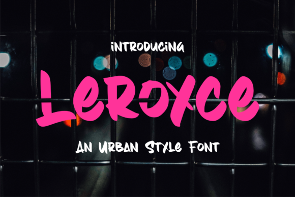 Leroyce: The Joyful Font for Your Best Campaigns