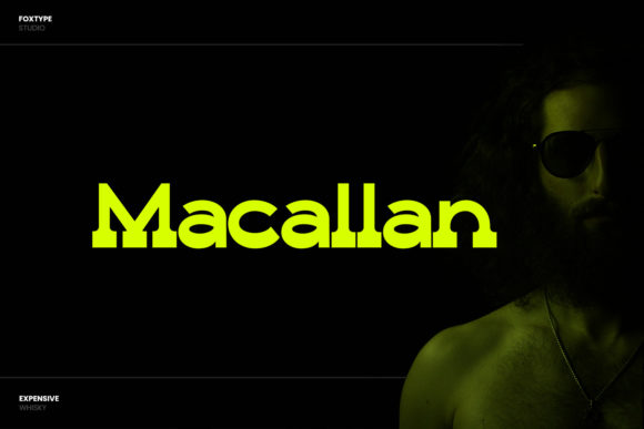 Macallan: A Western Display Font for Digital Branding