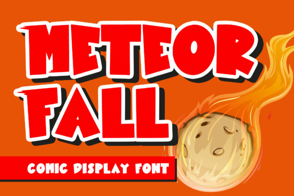 Meteor Fall: A Display Font With Handmade Charm