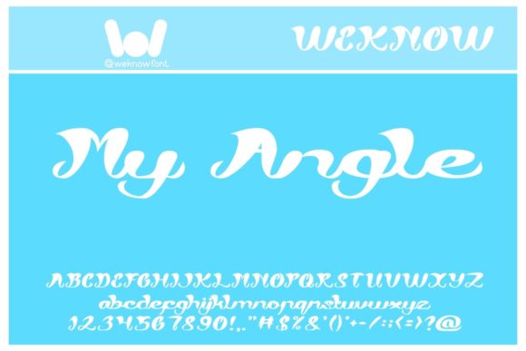 My Angle: A Chic Display Font for Bold Branding