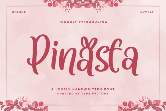 Pinasta: A Handwritten Font for Editorial Personality