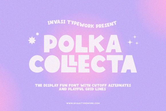Polka Collecta: A Playful Display Font for Editorial Design