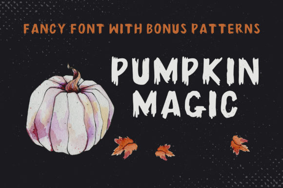 Pumpkin Magic: A Display Font for Memorable Web Headlines