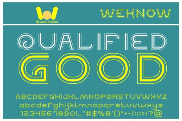 Qualified Good: The Retro Display Font for Marketing Campaigns