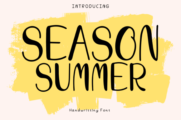 Season Summer: The Friendly Font That Makes Your Brand Look Polished