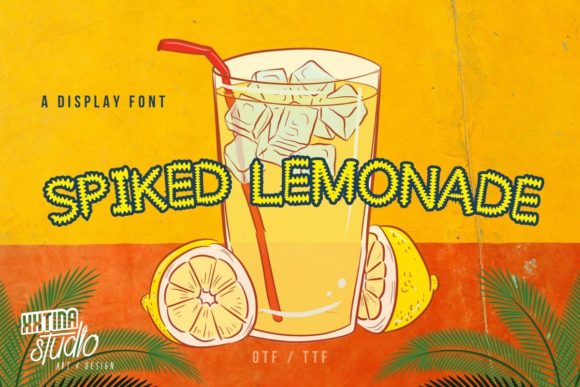 Spiked Lemonade: A Playful Display Font for Makers