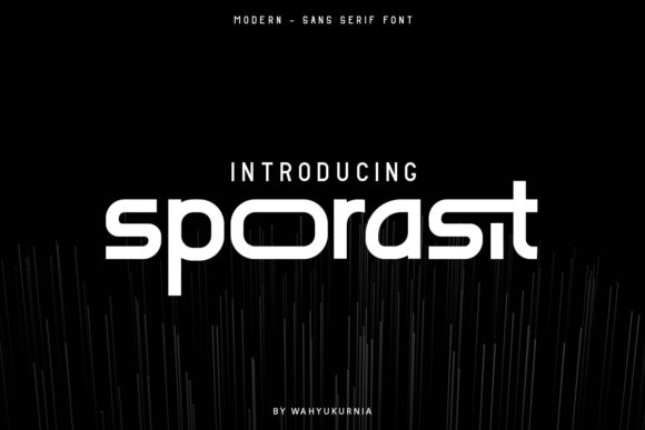 Sporasit: A Display Font with Tactile Personality