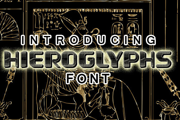 Testing the Hieroglyphs Display Font in a Live Web Project