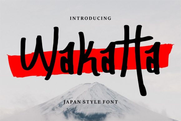 Wakatta: A Realistic Japanese Display Font for Branding