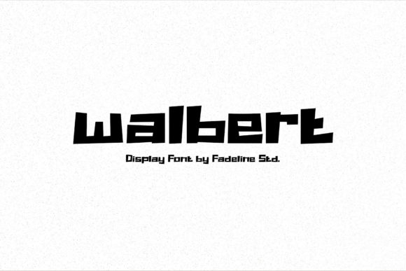 Walbert: A Display Font with Confidence and Character