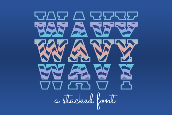 Wavy: The Craft-Friendly Display Font for Every Creation