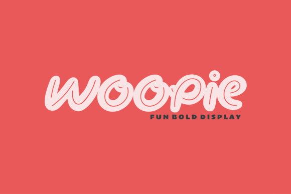 Woopie: The Playful Display Font for Joyful Digital Experiences